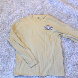 Yellow Mens Ron Jon longlseeve t shirt